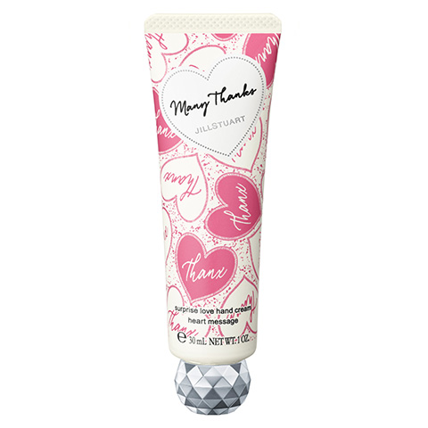 Surprise Love Hand Cream Heart message 【01 Many Thanks】
