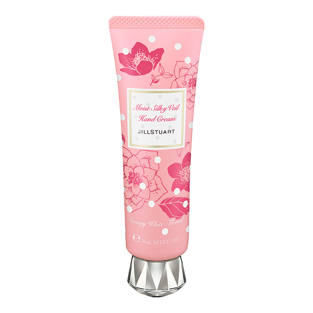 Snowy White Floral Moist Silky Veil Hand Cream